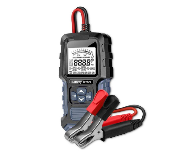 QOLTEC Cyfrowy tester akumulatora LCD 12V/24V/3Ah-250Ah - 1270800 - zdjęcie
